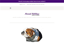 Tablet Screenshot of maraulbulldogs.com